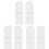 3Pairs Plastic Tilt Latch Window Locks White Snap-in Replacement Parts 4