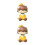 2Pcs Adorable Shaking Head Doll Figurines Car Desktop Ornaments 4