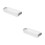 2Pcs Clear Pencil Storage Boxes Multipurpose Small Containers with Lid 8