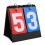 Mini Portable Flip Scoreboard Paper PP Easy-to-Use Score Keeper 1