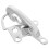 3Sets Durable Metal Closure Buckle Silver Coat Toggle for Cardigan 8