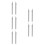 10Pcs DIY Silver Paper Curling Pens Durable Aluminum Craft Tools 8