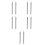 10Pcs DIY Silver Paper Curling Pens Durable Aluminum Craft Tools 9