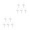 10Pcs White Self Adhesive Hook Loop Tape Reusable Mounting Stickers 9