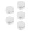 5Pcs Compact Plastic Braces Storage Case Travel Retainer Holder White 8