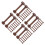 40Pcs Brown Wooden Empty Spools Thread Holder for Sewing and Crafts 7