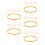 20Pcs Orange PVC Candy Maker Belts for Cotton Candy Machine Home Use 5