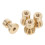 16Pcs Golden Brass Cabinet Knobs with Crystal for Kitchen and Bathroom 9