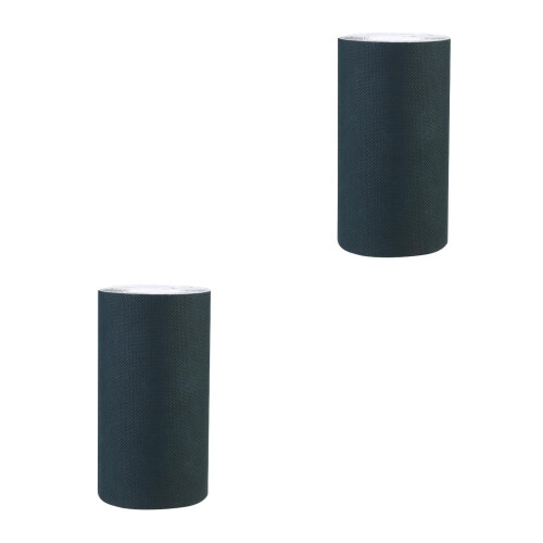 2Pièces Jointure Pelouse Synthétique Noir Facile Usage Extérieur 2