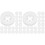 60Pcs Silicone Straw Hole Grommets White Portable Straw Plugs 4