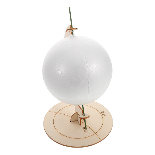 2St Interactieve Globe Van Hout En Foam Educatief Model Voor School 2
