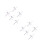 10Pcs White Self Adhesive Hook Loop Tape Reusable Mounting Stickers 5