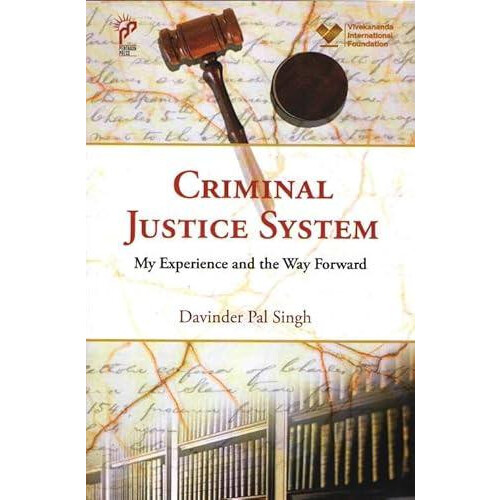 Criminal Justice System by Davinder Pal Singh Hardcover Book