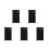 5Pcs Compact A6 Planner with Notes Section Black PVC Cover for Work 7