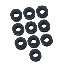 20Stk Gummiringe Motorbike Puffer Elastisch Schwarz Stoßdämpfer Ersatz