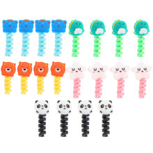 100Pcs USB Cable Protector Silicone Charger Cord Saver Bright Colors