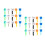 100Pcs USB Cable Protector Silicone Charger Cord Saver Bright Colors 9