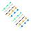 100Pcs USB Cable Protector Silicone Charger Cord Saver Bright Colors 4