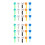 100Pcs USB Cable Protector Silicone Charger Cord Saver Bright Colors 6