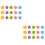 30Pcs Small Resin Thumbtacks Assorted Colors Multi-Use Push Pins 8