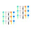 100Pcs USB Cable Protector Silicone Charger Cord Saver Bright Colors 5