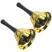 4Stk Klassische Handglocken Gold Für Service Restaurant