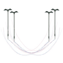 20Stk Mini Gartenlampen Grün Für Puppenhaus Und Landschaft Deko