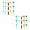 100Pcs USB Cable Protector Silicone Charger Cord Saver Bright Colors 3