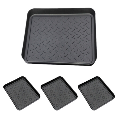 8Pcs Durable Plastic Shoe Tray for Entryway Indoor Boot Storage 1