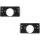 4Stk Verdeckte Scharniere Reparaturplatten Schwarz Robust 7