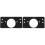 4Stk Verdeckte Scharniere Reparaturplatten Schwarz Robust 4