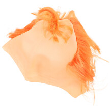 2Stk Halb Glatze Perücke Gelb Lustig Für Halloween Party Cosplay