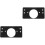 4Stk Verdeckte Scharniere Reparaturplatten Schwarz Robust 5