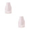 2Pièces Sculpture Sketch Art Forme Plastique Blanche 7