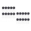 20Pcs Black Ntc Thermistor Temperature for Current Limiters 4