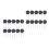 20Pcs Black Ntc Thermistor Temperature for Current Limiters 7
