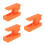3Pièces Fixation Murale Orange Pour Camping 8