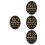 4Pièces Panneaux No Soliciting Noir Qualité Extérieur 8