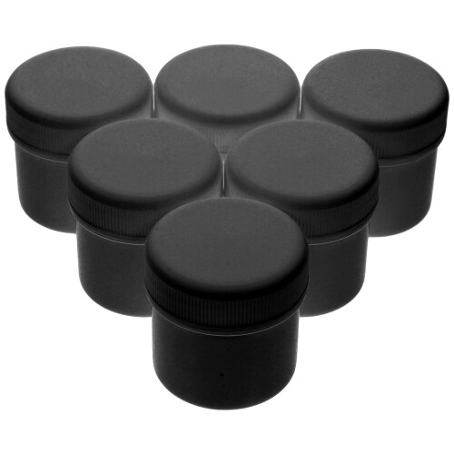 24Pièces Seaux Avec Couvercle Étanche Hdpe Noir Polyvalents 2