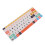 2Pièces Cover Clavier Ordinateur Silicone Multi Coloré Résistant 2