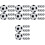 56Pièces Remplaçables De Football De Table Noires Matière Hips 5