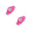 2Pièces Quartz Rose PVC Cartoon Et 5