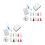 20Ensembles Porte-Clés Décor Sublimation DIY Pet Nickel 3