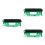 3Pièces Cartouches Toner Vert Compatible Grande Capacité Bureau PP 5
