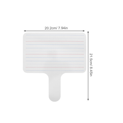 Tableau Sec Double-Sided Bois Blanc Portable Répondant 2