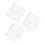 300Pièces Spatules Transparentes En PP Pour Crème Et 8