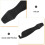 3Pièces Levier Pneu Nylon Noir Usage Multiples Solidité 10