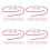 16Pièces Support Fusible Remplacement Plastique Métal Multi Usage 6