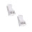 2Pièces Rayonnage Mural Pour Boîte Câble Routeur Perçage 9