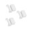 300Pièces Étiquettes PVC Blanches Avec Lanière Résistantes Pour Maison 7